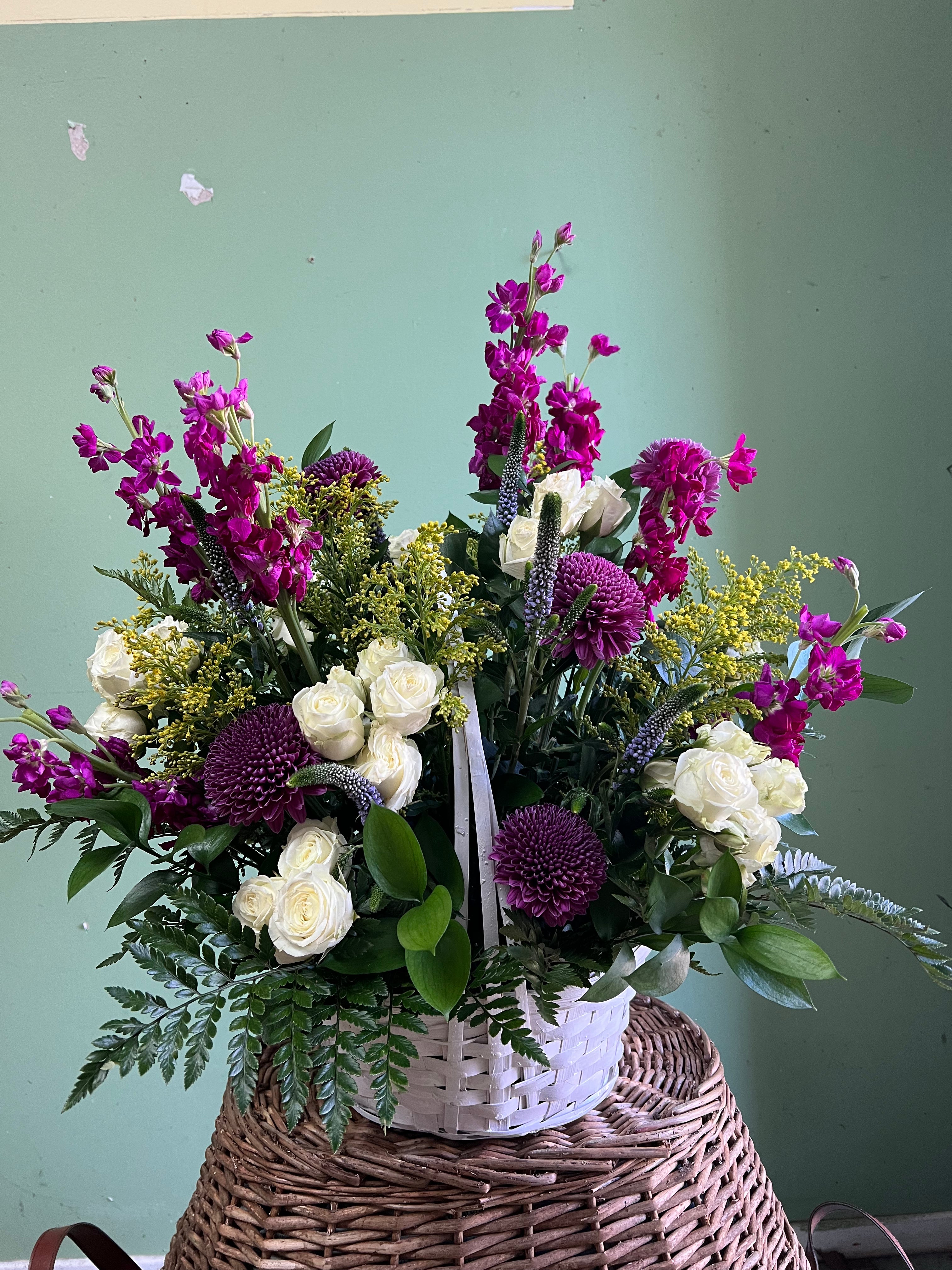 Sympathy Floral Basket